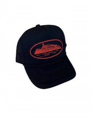 Corteiz Alcatraz Trucker Caps Dame Hvite Norge | C6W-8594