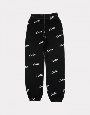 Corteiz All Over Print Joggebukse Dame Hvite Norge | M0V-4304