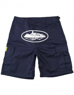 Corteiz Guerillaz 21′ Shorts Dame Hvite Norge | J6O-4644