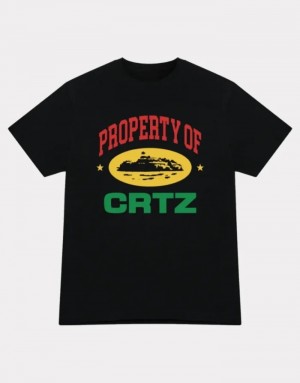 Corteiz Property Of Crtz Carni T-skjorte Herre Hvite Norge | A2U-8528