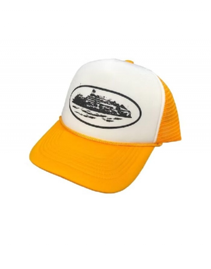 Corteiz Alcatraz Trucker Caps Dame Hvite Norge | Z8Q-0968